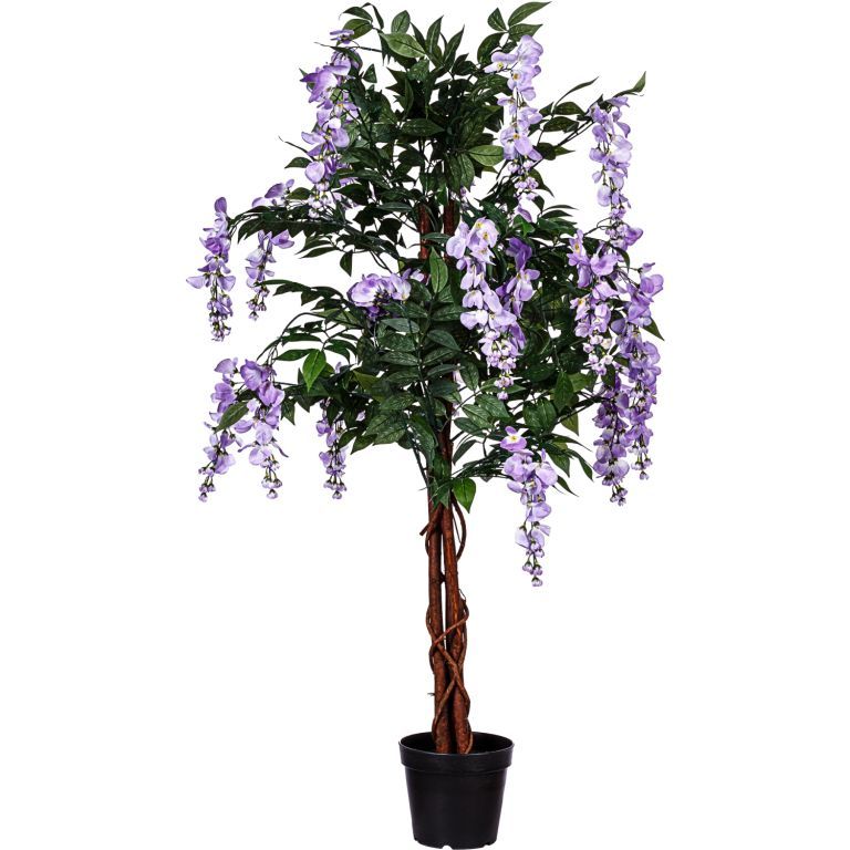 PLANTASIA umelý strom, 150 cm, Wisteria, fialová