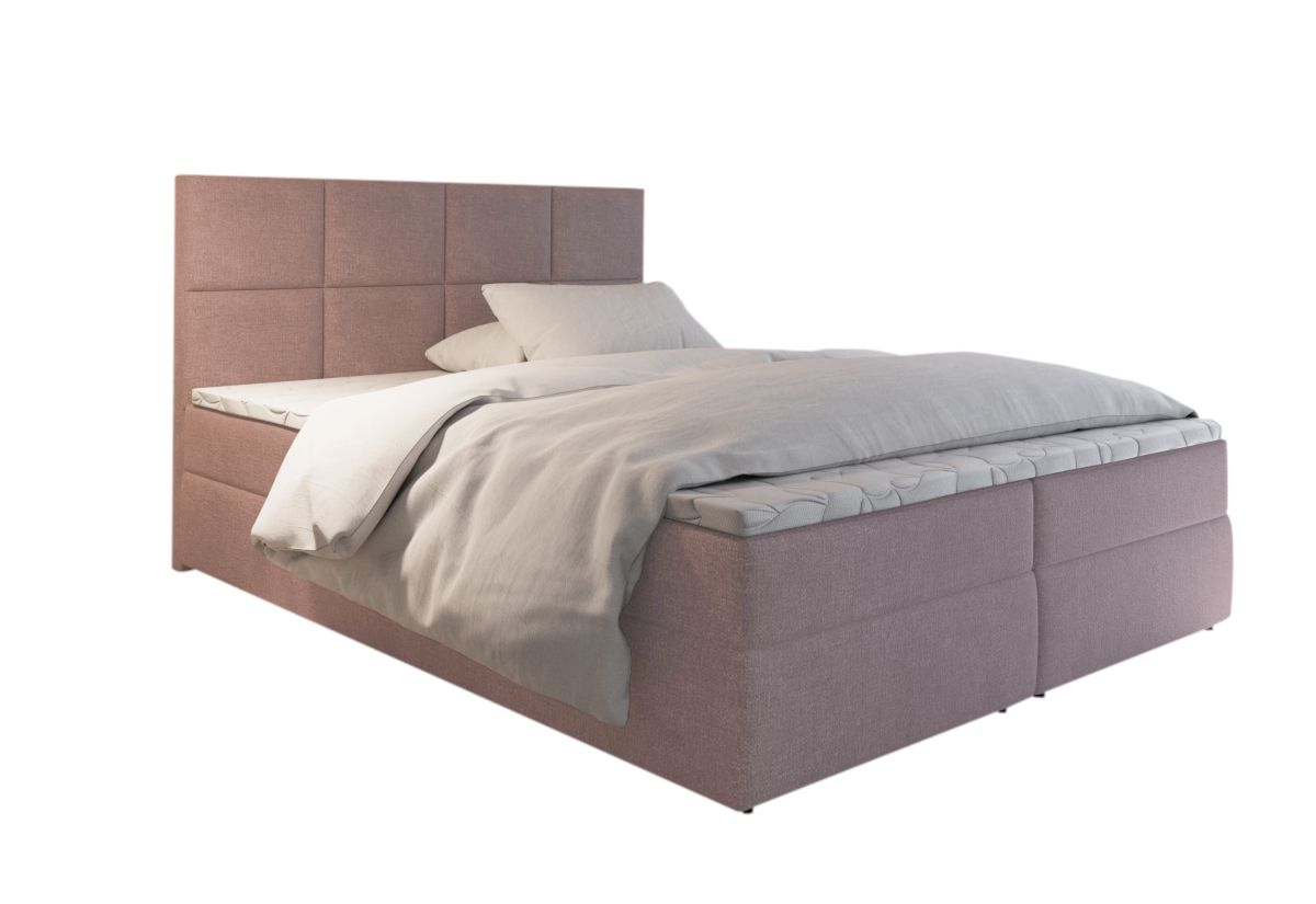 Expedo Čalúnená posteľ boxspring LENY, 160x200, kronos 27 + topper