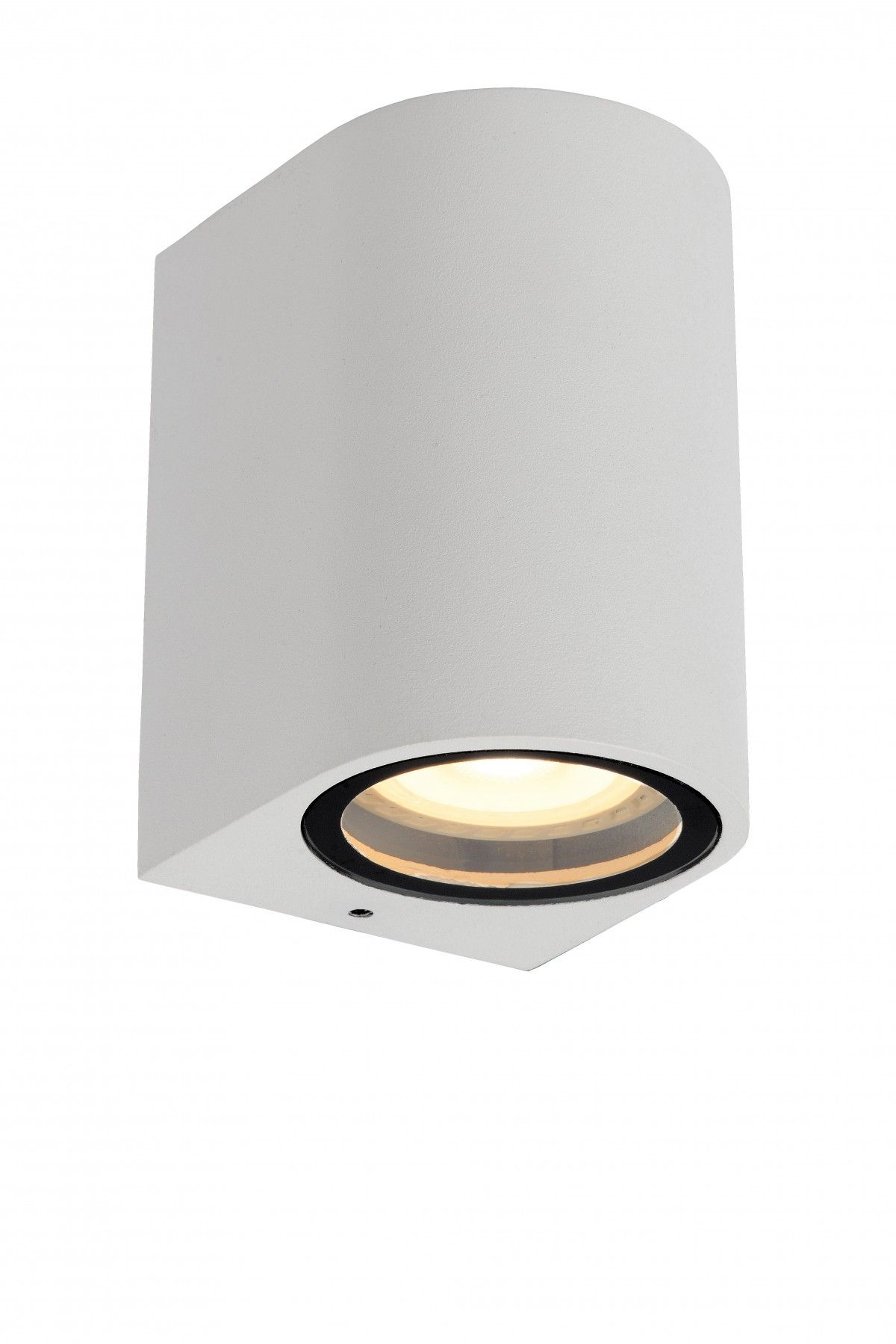 Lucide 69801/01/31 vonkajšia nástenná lampa Zaro 1x35W | GU10 | IP44 - biela, bodová, stmievateľná