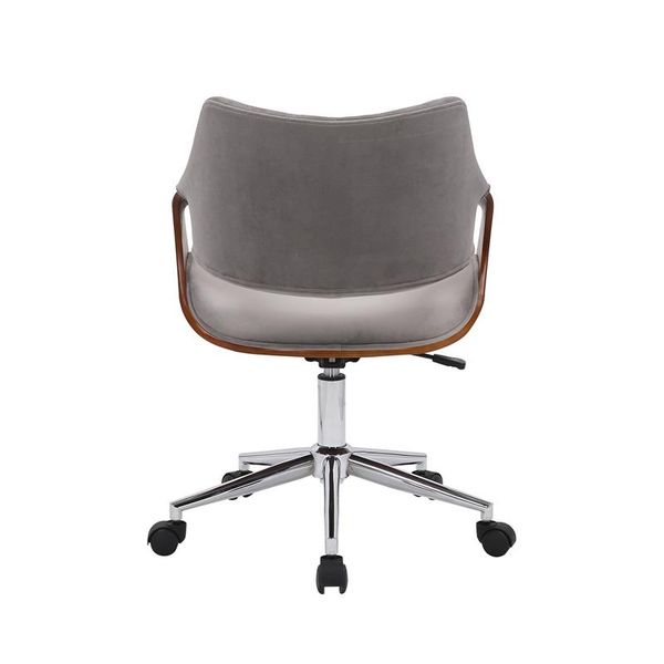Halmar COLT kancelárska stolička orech/šedá velvet
