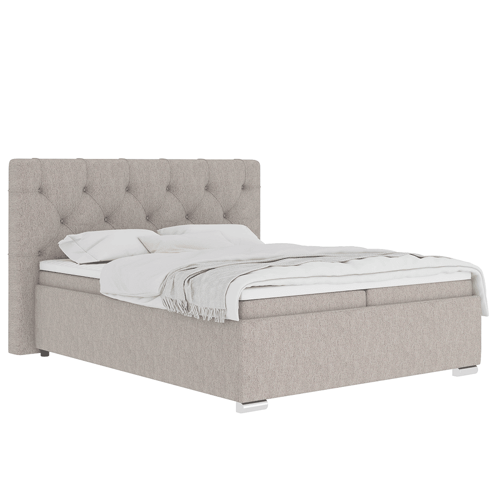Kondela Boxspringová posteľ 180x200, sivohnedná Taupe, MORINA