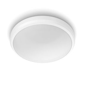 Philips Doris CL257 LED kúpeľňové stropné svietidlo 1x6W | 600lm | 2700K | IP44 - ochrana EyeComfort, biela
