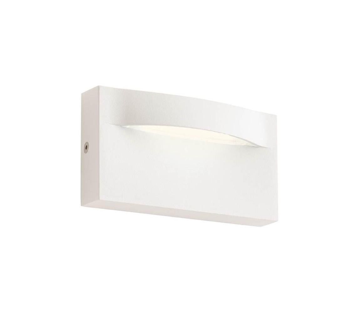 Redo 90425 - LED Vonkajšie nástenné svietidlo POLIFEMO LED/8W/230V IP65 biela