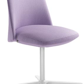 LD SEATING Konferenčné kreslo MELODY DESIGN 770,F25-N0, kríž hliník biely