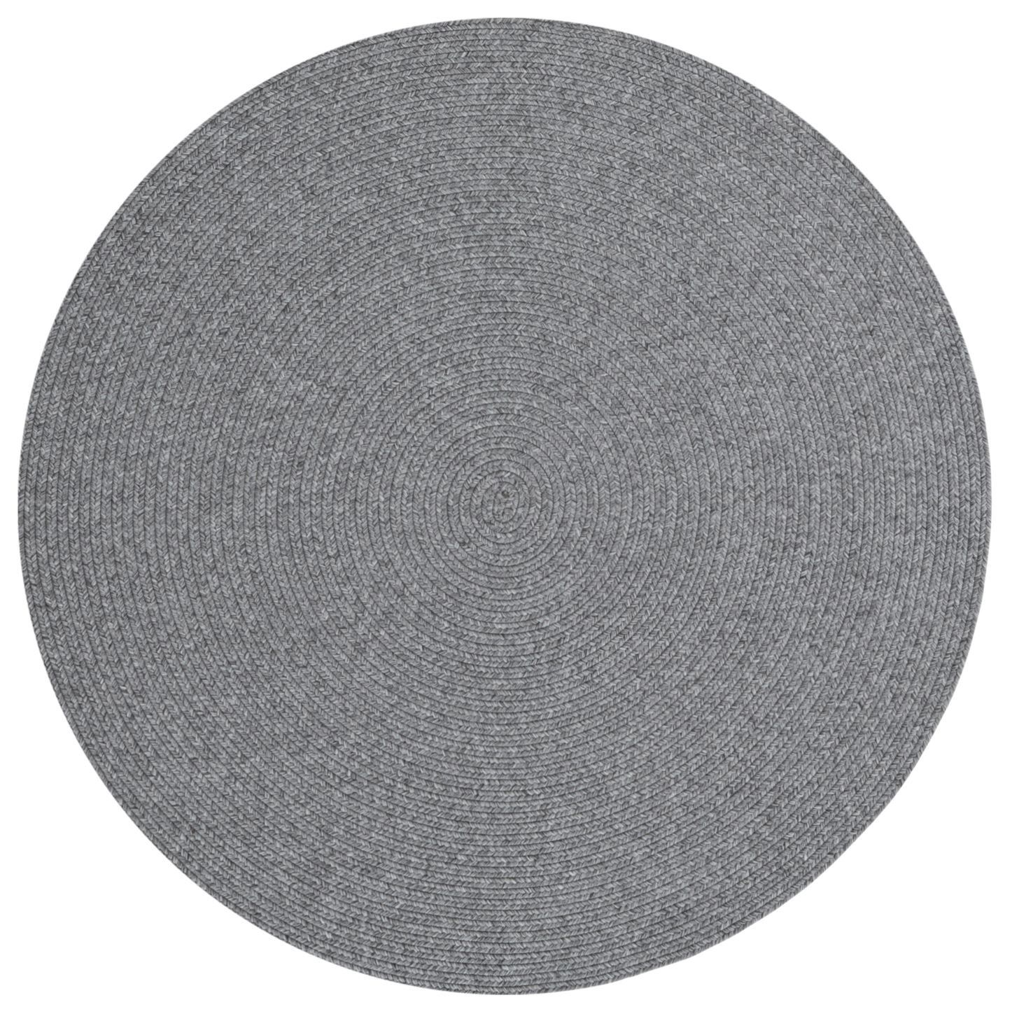 NORTHRUGS - Hanse Home koberce Kusový koberec Braided 105551 Light Grey kruh – na von aj na doma - 200x200 (priemer) kruh cm