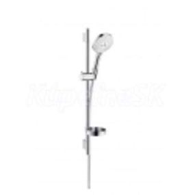 HansGrohe Raindance Select E - Sprchová súprava 120, 3 prúdy, EcoSmart 9 l/min, biela/chróm 26622400