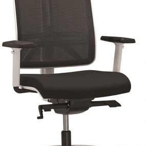 RIM kancelárska stolička FLEXI FX 1104, biele prevedenie