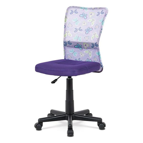 Autronic -  Kancelárska kids stolička KA-2325 PUR, fialová mesh
