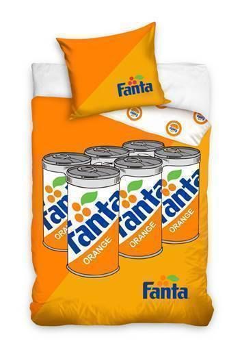 Carbotex, Detské obliečky 140x200 FANTA plechovky