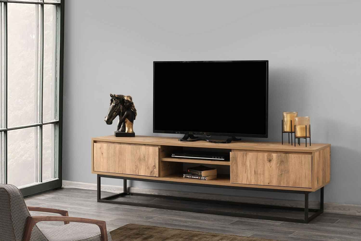 Sofahouse Dizajnový TV stolík Balwina 180 cm borovica