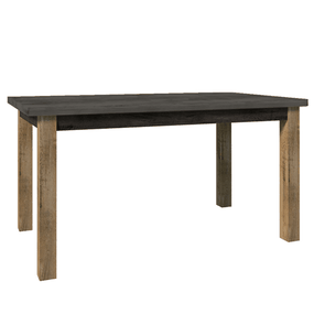 Kondela Jedálenský stôl, rozkladací, dub lefkas tmavý/smooth sivý, MONTANA STW