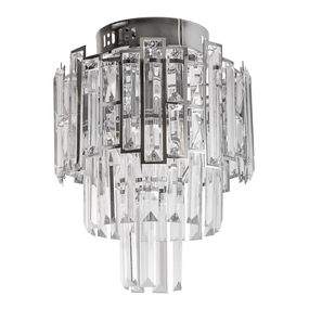 LED Prisadený luster 3xE27/60W/230V + 3xLED/3W/230V