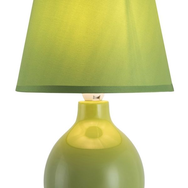 RABALUX 4477 Ingrid textilné lampička E14 1x40W zelené