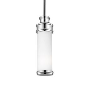 FEISS Závesná lampa Payne do kúpeľne, Kúpeľňa, kov, leptané sklo, G9, 3.5W, K: 24.4cm