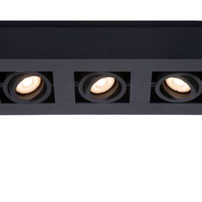 Moderné svietidlo LUCIDE XIRAX 3xGU10 black 09119/16/30