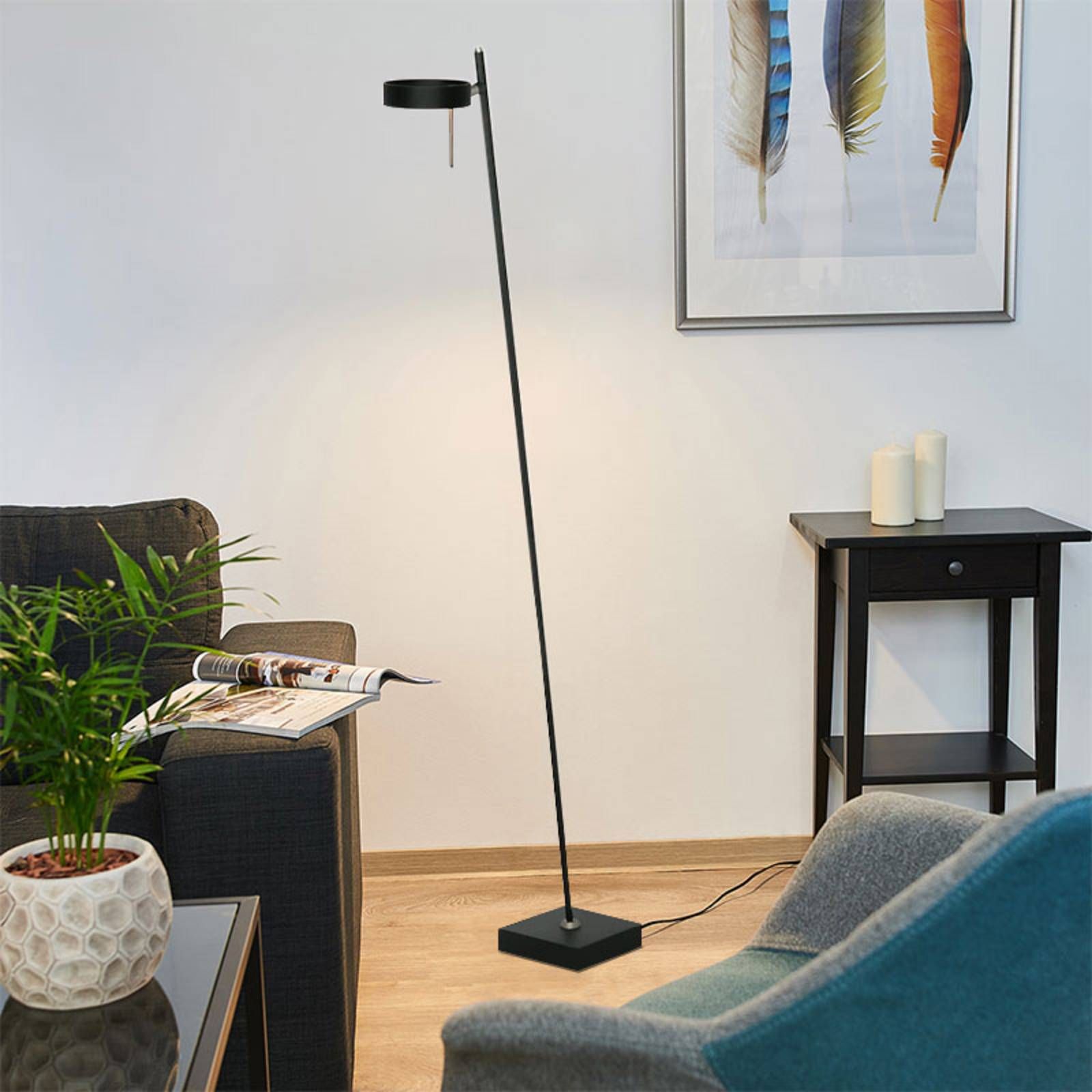 Freelight LED stojaca lampa Bling, stmievateľná, Obývacia izba / jedáleň, kov, 5W, K: 129cm