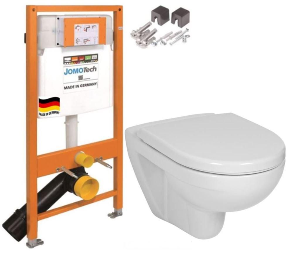 JOMOTech modul pre závesné WC bez sedátka + WC JIKA LYRA PLUS + SEDADLO duraplastu 174-91100700-00 LY6