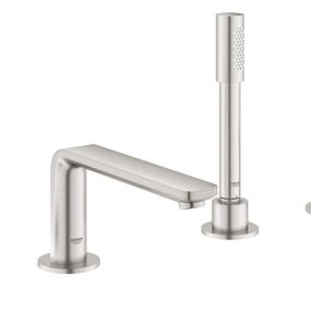 Grohe Lineare - Batéria na okraj vane, 4-otvorová batéria, supersteel 19577DC1