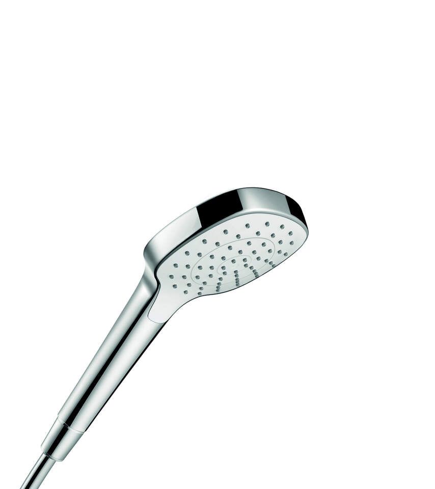 HansGrohe Croma Select E - Ručná sprcha 1jet EcoSmart 9 l/min, biela/chróm 26815400