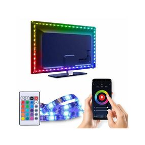 Solight WM58 - LED RGB Pásik pre TV LED/6W/5V Wi-Fi Tuya + diaľkové ovládanie 0,5m