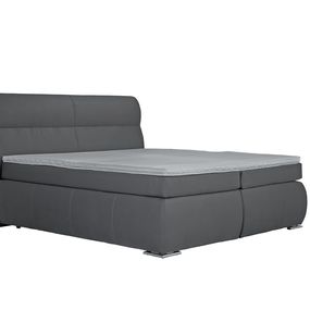 Manželská posteľ Boxspring 180 cm Blanár Inca (tmavosivá) (s matracmi) *2 anatomické vankúše ZADARMO