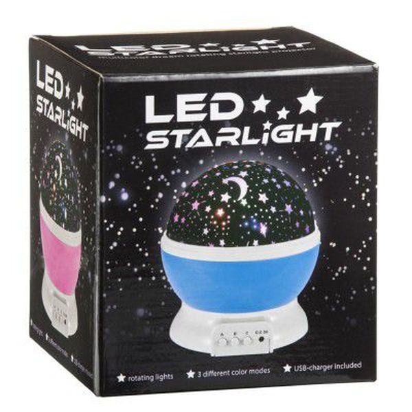 LED Star Light projektor nočnej oblohy - modrá