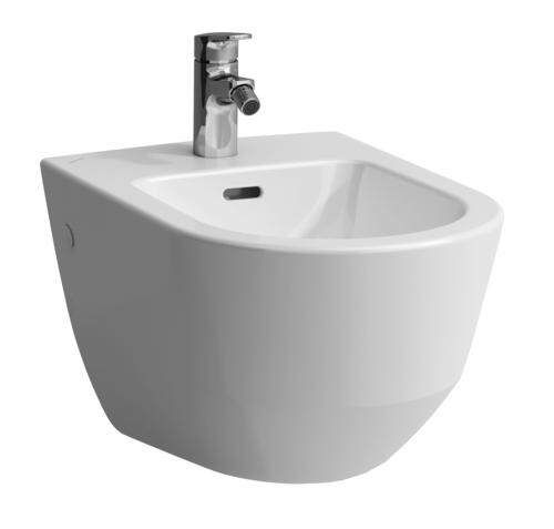 Laufen Pro - Závesný bidet, 530x360 mm, 1 otvor na batériu, s LCC, biela H8309524003021