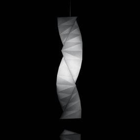 Artemide Tatsuno Otoshigo in-ei závesné LED svetlo, Obývacia izba / jedáleň, PET, metakrylát, hliník, 28W, K: 150cm