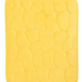 BO-MA koberce Protišmyková kúpeľňová predložka 3D 0133 yellow - 50x40 cm