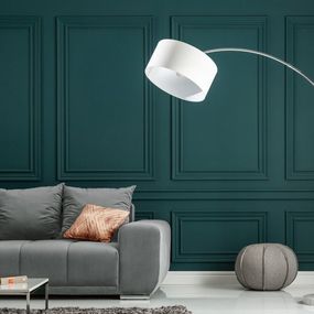 Stojací lampa THIMBU Dekorhome Biela