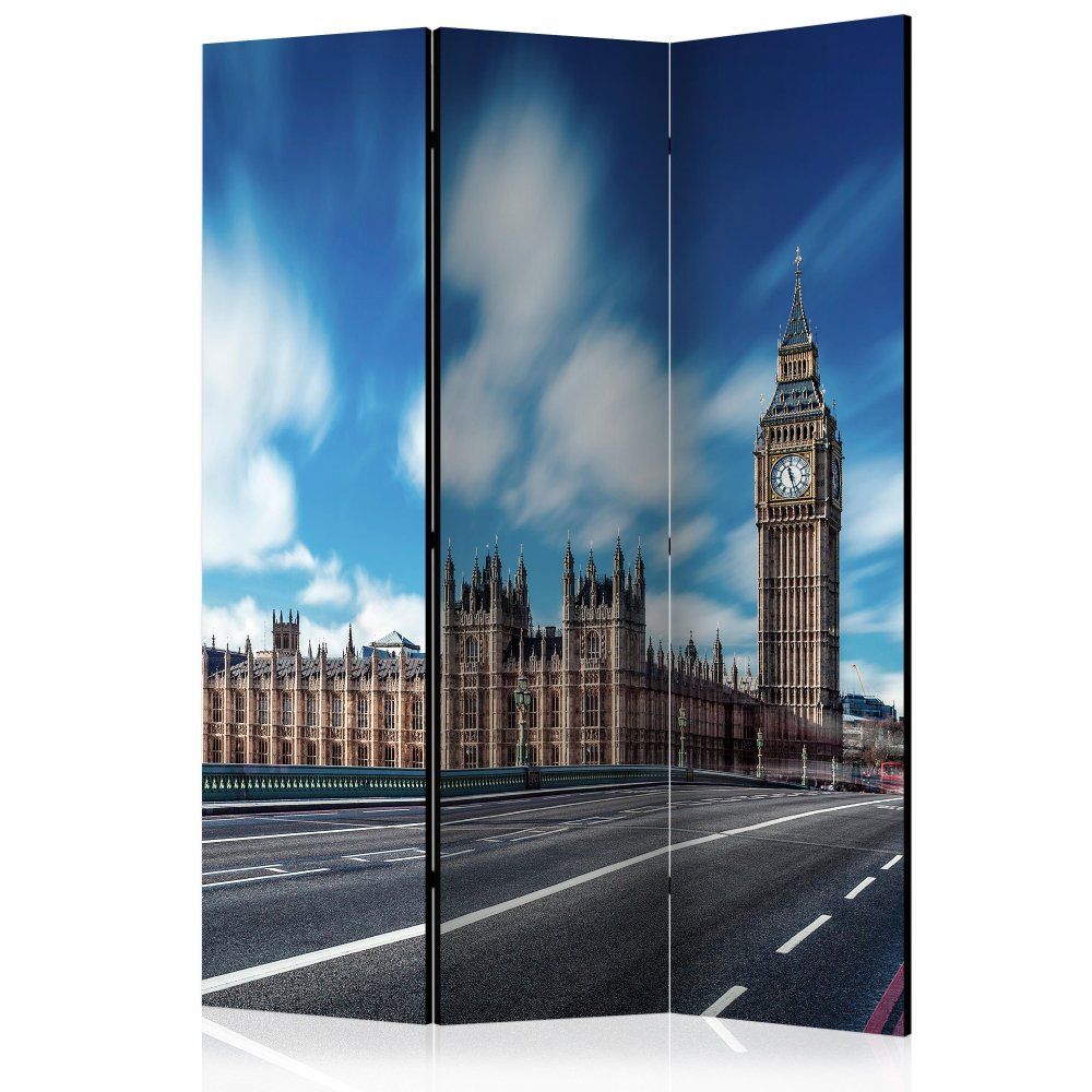 Paraván Sunny London Dekorhome 135x172 cm (3-dielny)