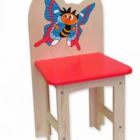 Dětská židlička motýl kluk