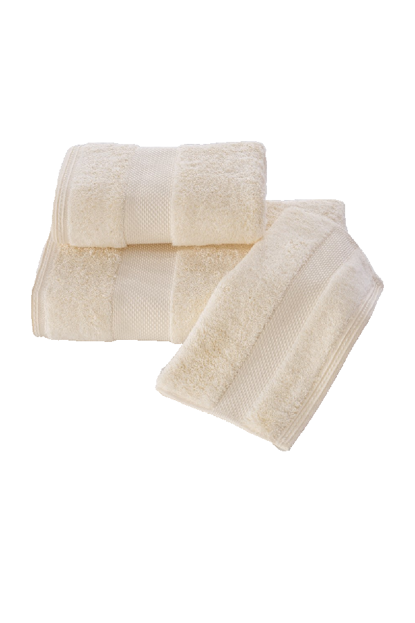 Soft Cotton Luxusné osušky DELUXE 75x150cm. Osuška s vysokou gramážou, pri ktorých platí pravidlo, že pojme 5x toľko vody, ako sama váži v suchom stave! Krémová