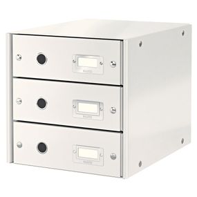 Biely kartónový organizér na dokumenty Click&Store - Leitz