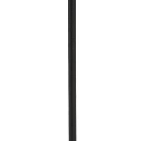 Kovový svietnik BORGO, matt black,  Ø8xV30 cm