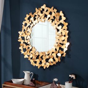 Dizajnové nástenné zrkadlo Fairy 78 cm zlaté