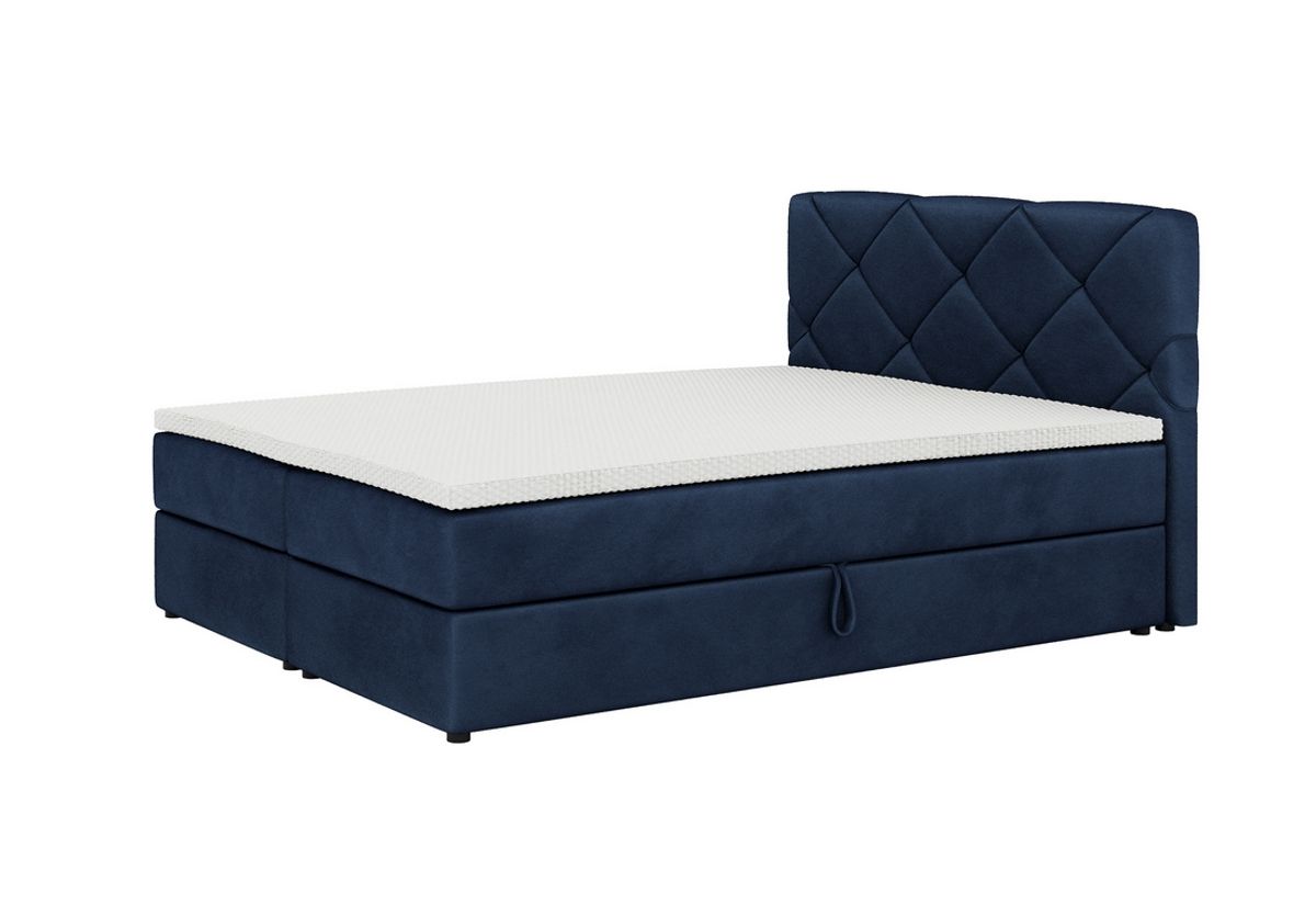 Expedo Čalúnená posteľ boxspring SCARLETT + topper, 140x200, itaka 11