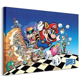 Super Mario Bros 3 (Art) - Obraz na płótnie WDC90696