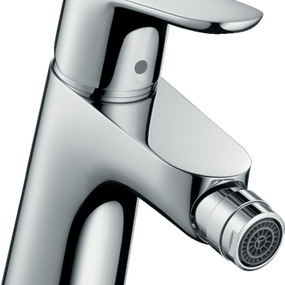 Hansgrohe Focus - Páková bidetová batéria s odtokovou súpravou Push-Open, chróm 31922000