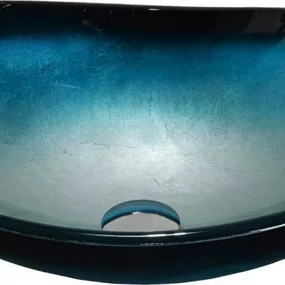 MEXEN - Sonia sklenené umývadlo 54 cm, modrá 24145447