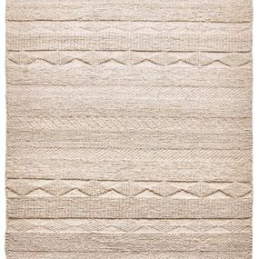 Diamond Carpets koberce Ručne viazaný kusový koberec Grandeur DESP P54/2 Dune White - 140x200 cm