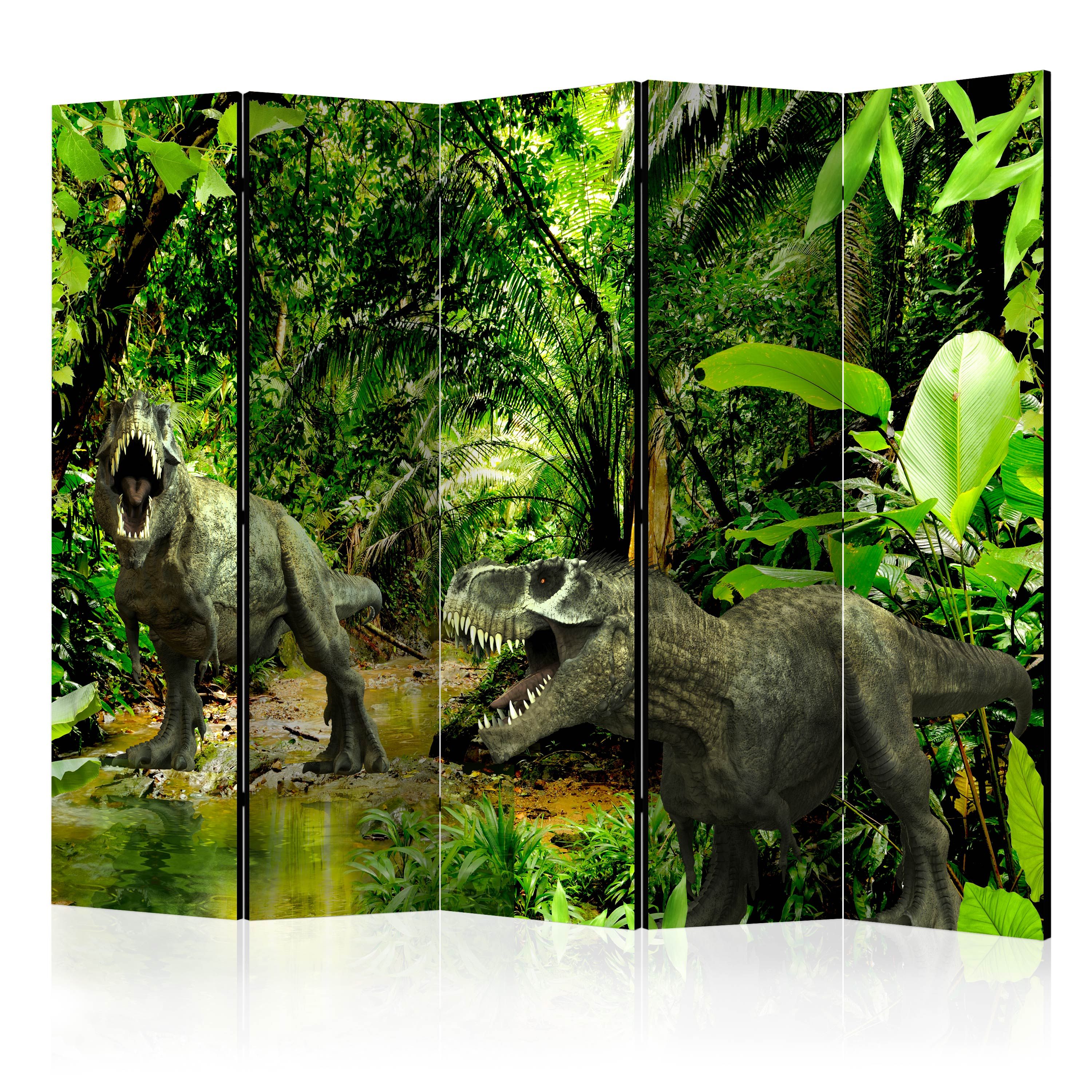 Artgeist Paraván - Dinosaurs in the Jungle II [Room Dividers]