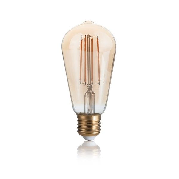 Ideal Lux 151694 LED žiarovka E27 Vintage A65 4W/300lm 2200K jantárová