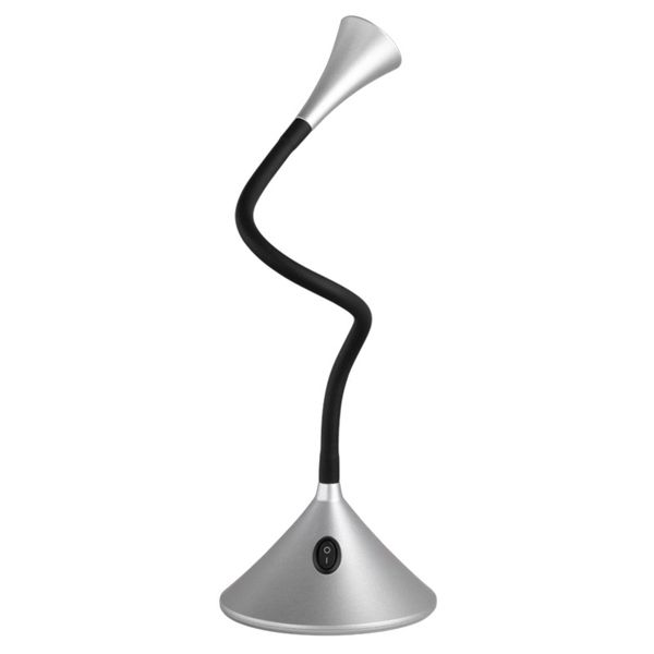 Reality Leuchten Viper – všestranná stolná LED lampa, Pracovňa / Kancelária, plast, 3W, K: 32cm