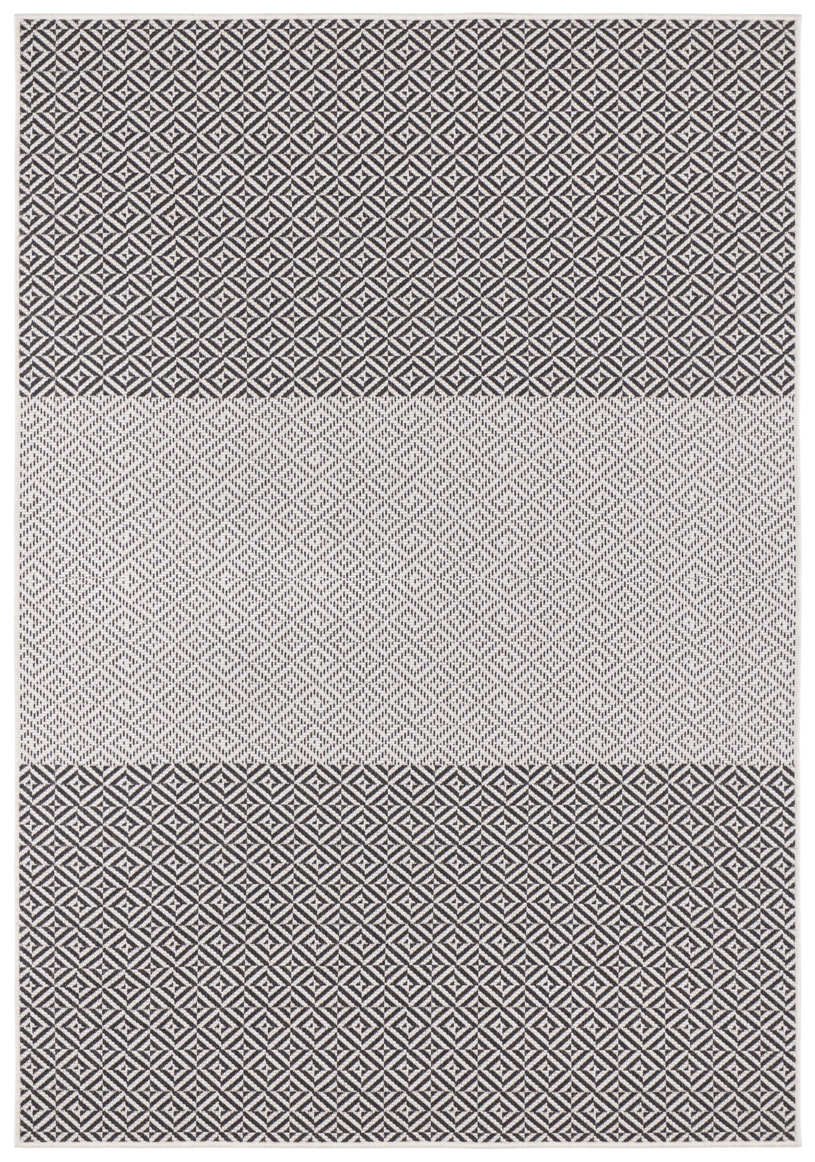 NORTHRUGS - Hanse Home koberce Kusový koberec Twin Supreme 103769 Black / Anthracite - 160x230 cm