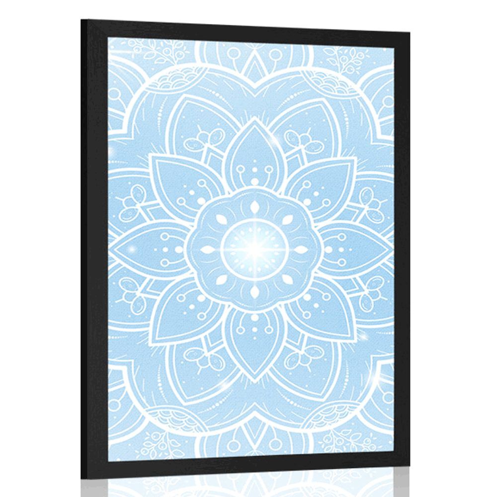 Plagát orientálna Mandala - 60x90 black