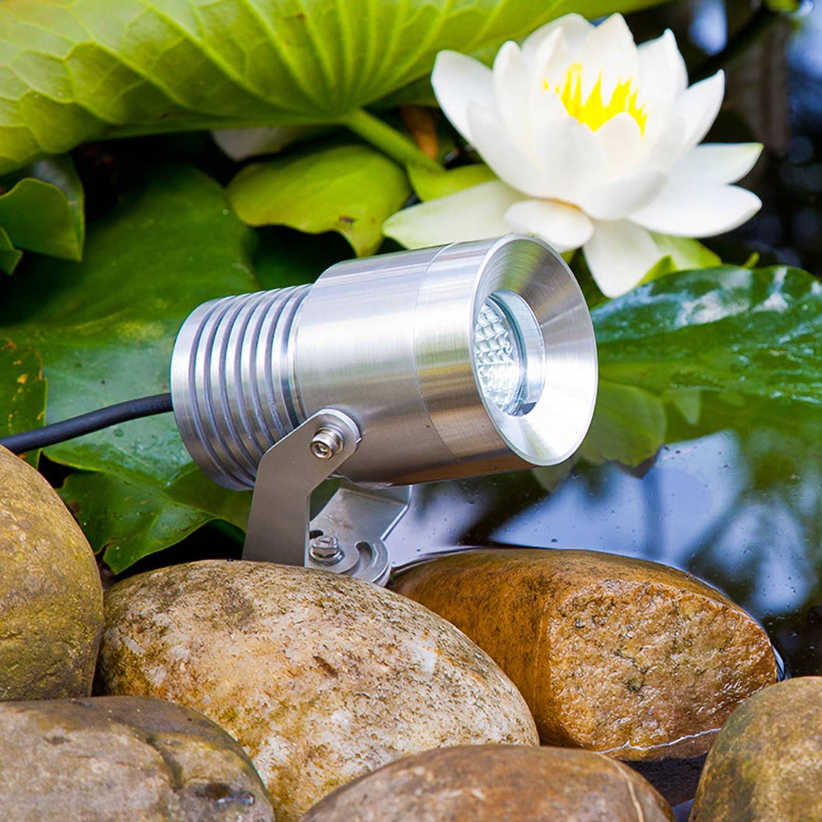 EVN Gartenspot LED svietidlo s hrotom do zeme, 10W, hliník, 10W, P: 13.5 cm