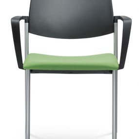 LD SEATING Konferenčná stolička SEANCE ART 190-N2 BR-N1, kostra šedá