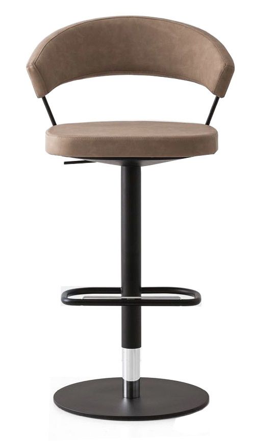 CONNUBIA (CALLIGARIS) - Barová stolička New York, čierna