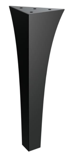 RMP Nábytková noha Erebos 30 cm čierna NOHA033/30
